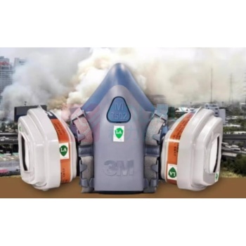3M 防毒面 罩 7502 7件套 (白色)