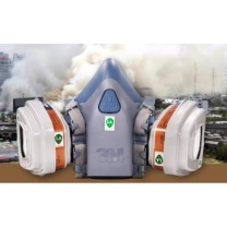 3M 防毒面 罩 7502 7件套 (白色)