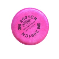 3M 半面罩防毒面具过滤棉 2091CN 1片/套
