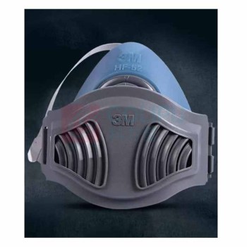 3M 防尘面具套装 HF-52 单罐硅胶舒适版 煤矿工业焊工金属粉尘含1700 含滤棉