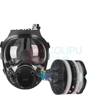 胜丽 SHENGLI 呼吸全面具配二级滤毒罐 M8900+M8005 防护无机气体