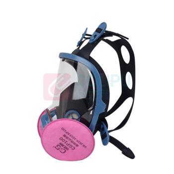 诚格 C&G 防尘面具套装 防尘面具 有机蒸气异味颗粒物滤棉套装 5800 全面罩 + P100 滤棉 * 4 (深蓝色)