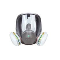 3M KN95防毒面具套装 (1*6800全面具+2*6006滤盒+2*501滤棉盖+10*5N11滤棉) 6800