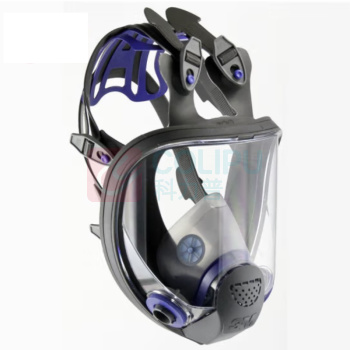 3M 硅胶全面型防护面罩 FF-402 4个/箱 (中号)