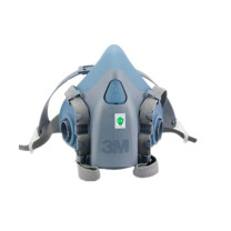 3M 硅胶半面型防护面罩 7501 10个/箱 (小号)