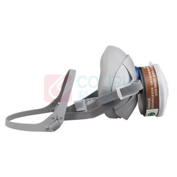 3M 硅胶半面型单滤盒防毒面罩 7702 10个/箱 (中号)