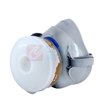 3M 硅胶半面型单滤盒防毒面罩 7702 10个/箱 (中号)