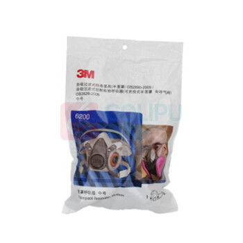 3M 半面型防护面罩 6100 24个/箱 (小号)