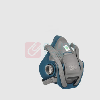 3M 快扣硅胶半面型防护面罩 6502QL 10个/箱