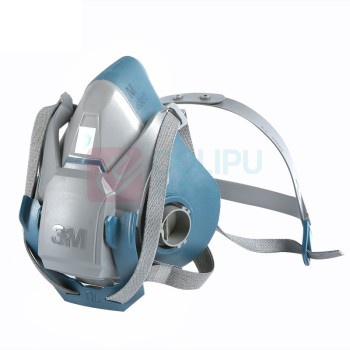 3M 快扣硅胶半面型防护面罩中号 6502QL 10个/箱 