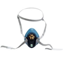 3M 舒适头架版硅胶半面型防护面罩(小/中号) HF-51 