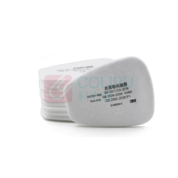 3M 滤棉 KN95 防尘滤棉 5N11CN 10片/包  配6200防毒面具过滤棉