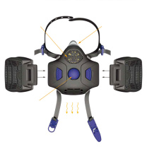 3M 硅胶半面型防护面罩(3M) HF-802SD