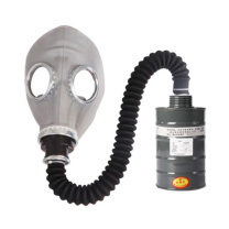 普达 呼吸防护面具套装 MJ-4001 含0.5m管子+P-K-3过滤罐1套