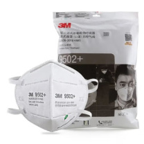 3M 自吸过滤式防颗粒物呼吸器 9502+ KN95 头戴式 白色 
