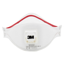3M 折叠式防尘口罩防液体喷溅防雾带阀 9332A+FFP3 均码 
