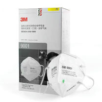 3M 防雾霾pm2.5防颗粒物防飞沫粉尘透气KN95防尘口罩 9001 