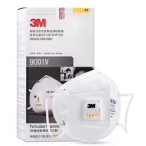 3M 防雾霾防颗粒物防飞沫粉尘透气KN95防尘口罩 9001V 