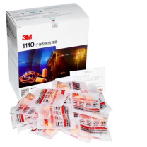 3M 耳塞 1110 M均码100副/盒 工业降噪带线耳塞