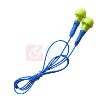 3M Push INS免搓揉泡棉耳塞 318-1005 带线 NRR/SNR:28/38dB