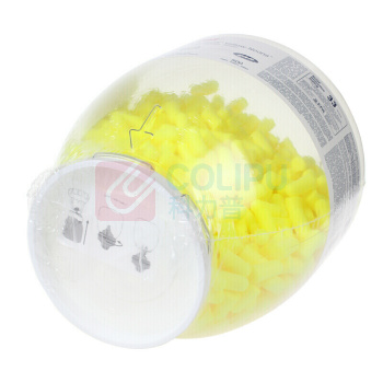 3M 瓶装耳塞安全泡沫材料 子弹型 (不带分配器底座) 391-1004 500付/瓶