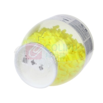 3M 瓶装耳塞安全泡沫材料 子弹型 391-1004 500付/瓶 (不带分配器底座)