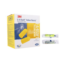 3M 高降防音睡眠便携佩戴舒适免打扰子弹型无线耳塞 312-1250 200付装/盒 