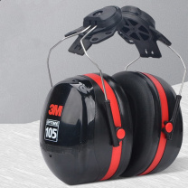 3M 挂安全帽隔音耳罩 H10P3E 34dB (黑色)