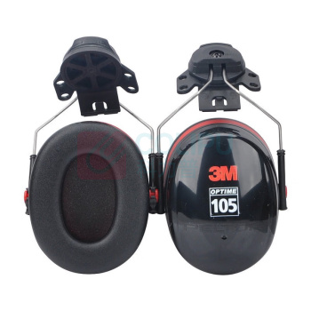 3M 挂安全帽隔音耳罩 H10P3E 34dB (黑色)