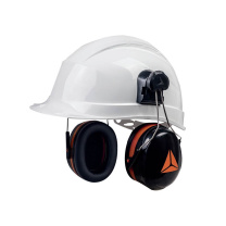代尔塔 DEITAPLUS MAGNY HELMET耳罩挂安全帽式 103014 (白色)