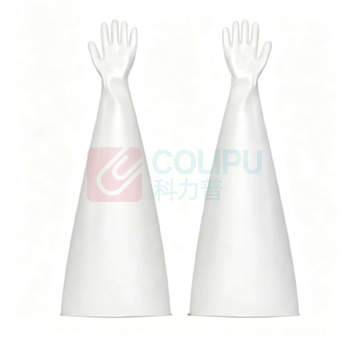 安邦盾 放射性物质防护手套 ABD-EPDM200×800W 白色 8寸 1副/副 销售单位:副 (放射性物质防护手套\长款 橡胶) (计量单位:副)