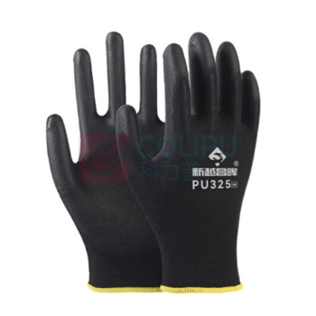 新越昌晖 PU尼龙涂掌手套 XY-S2231 36副/均码 (黑色)