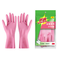 3M 橡胶手套 小号 (粉色)