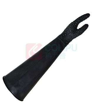 好员工 喷砂手套 加长加厚款 65CM (黑色)
