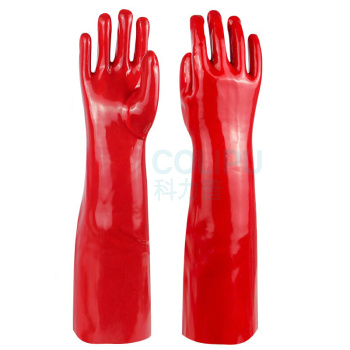 荣之拓 耐酸碱橡胶手套 P600C PVC 60CM