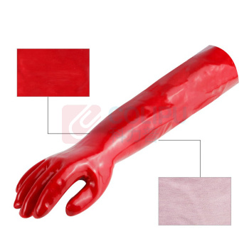 荣之拓 耐酸碱橡胶手套 P600C PVC 60CM