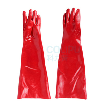 荣之拓 耐酸碱橡胶手套 P600C PVC 60CM