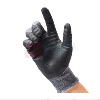 3M 防滑耐磨防护手套PU涂掌涂胶尼龙手套 XL触屏型一副装 L235mm×B94mm