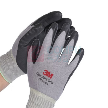 3M 防滑耐磨针织浸胶劳动一般防护手套 WX300921 10(XL)