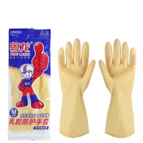 粤龙 YUE LONG 加厚乳胶手套 L码 10副/包