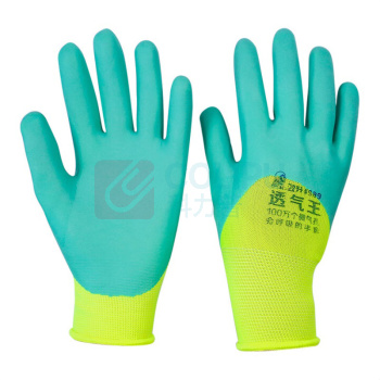 登升 涤纶乳胶13针耐磨防滑透气舒适 #989-13G 12副/包