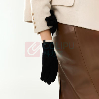 ELLE 手套 35WE36020 25*8cm 100%绵羊毛