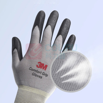 3M 舒适型防滑耐磨手套灰 WX300921185 M