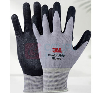 3M 舒适型防滑耐磨手套 XI003852427 L (灰色)
