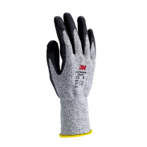 3M L2三级防割型手套 舒适防滑耐磨 CG-CRE-M M码 (灰白杂色)
