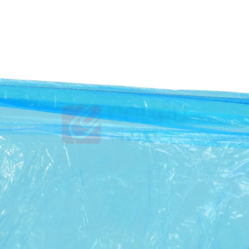 冰禹 一次性套袖 透明加厚防水防油护袖劳保袖套 BYJZ-3824 PE 材质 防水防油 (蓝色) 1000 个装