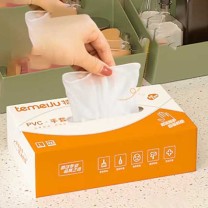 特美居 tmj 一次性手套盒装抽取式PVC材质加厚食品级防漏剥小龙虾 TMJ-192 100只装L号