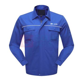 雷诺 防护工作服套装 100%棉 上衣+裤 男款 XL (蓝色)
