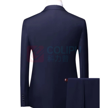 海澜之家 HLA 西服套装男款一等品 SUPER120 180/175 (蓝色) 100%羊毛克重≥180g/㎡