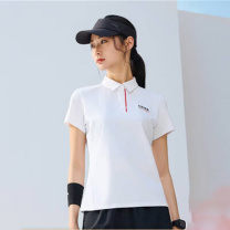 安踏 力韧纱polo 短袖POLO衫女 162527131 M 女165 (雪花白)
